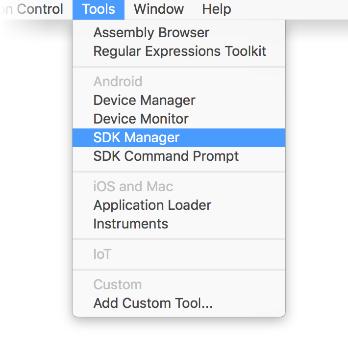 android emulator manager mac